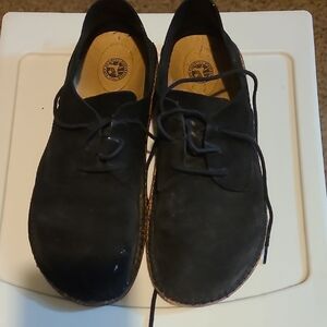 Birkenstock Black Leather Men's Shoes